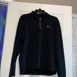 Men’s black under armour quarterzip
